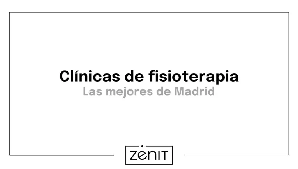 las mejores clinicas de fisioterapia en Madrid